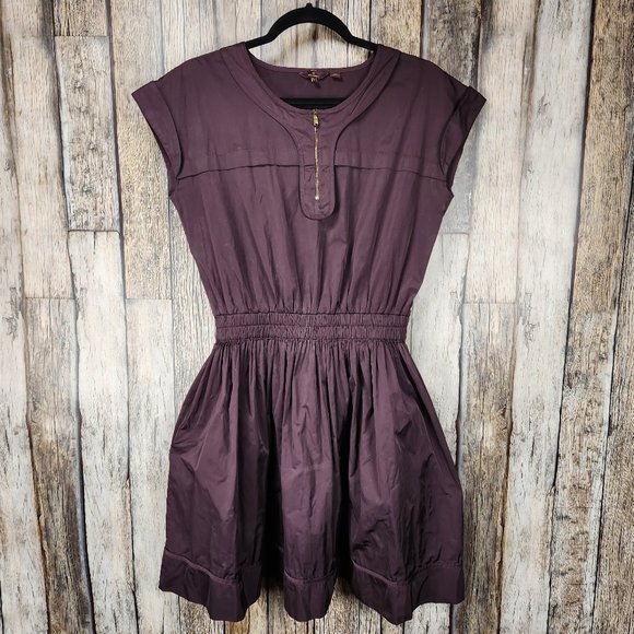 Mulberry Dresses & Skirts - MULBERRY London Fit & Flare Zip Neck Dress - 6